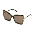 thumbnail image 4 of Tom Ford GIA 766 56J Havana Gold / Brown Sunglasses TF766 56J 63mm, 4 of 5