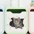 thumbnail image 4 of 4 piezas Autocollants Cratifs Pour Voiture 3d Chaton 18*13cm, Autocollants Pour La Dcoration De La Carrosserie, Autocollants Pour Cacher Les Rayures, 4 of 5