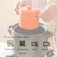 thumbnail image 4 of Qeeadeea Bouillon Cups, French Onion Soup Bowls With Handles, French Onion Soup Crocks Oven Safe, Microwave Soup Bowl With Lid, Soup Mug-orange-4.8x4.8x3.6inch, 15oz, 4 of 7