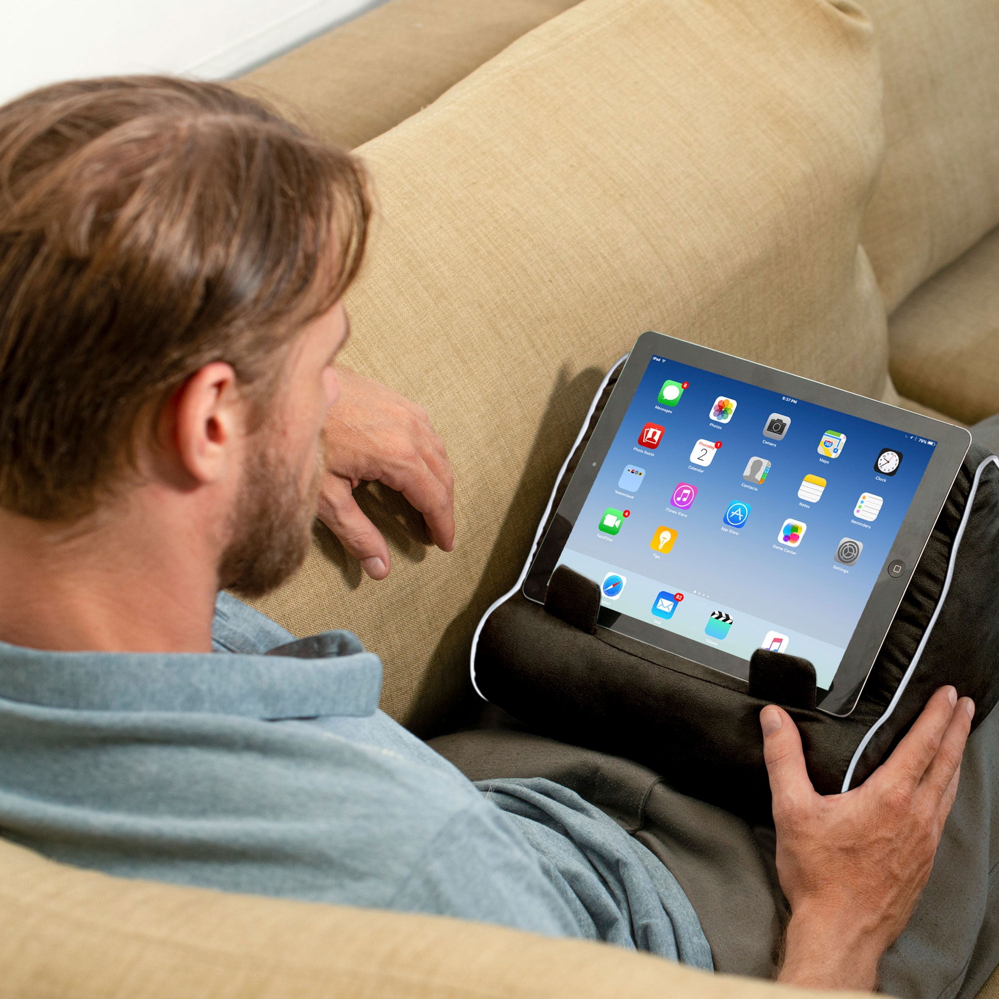 Thinking Gifts - Book Couch, Tablet/iPad Rest Pad, Lap Holder for