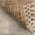 thumbnail image 5 of Handwoven Farmhouse Natural Loom Jute Area Rugs ,Home Décor Rugs Size 3 x 3 Square Feet ( 90 cm x 90 cm ), 5 of 5