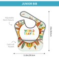 thumbnail image 4 of Susaid World Travel3 Print Bibs for Babies Toddlers Adjustable Waterproof Free Soft Durable Bibs for eating with Large Pocket Food Catcher, 4 of 8