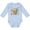 AE-Light Blue, variant on Sloth Cute for Girls Girls Long Sleeve Baby Bodysuit