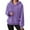Purple, variant on Hoodies for Women Silver Hoodie Long Sleeve Tops Womens Pullover Sweatshirt Women's Fashion Hoodies & Sweatshirts XXL