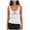 White, variant on AherBiu Summer Tank Tops for Women Low Cut Cowl Neck Sleeveless Stretch Comfy Cute Shirts Sleeveless Camisole