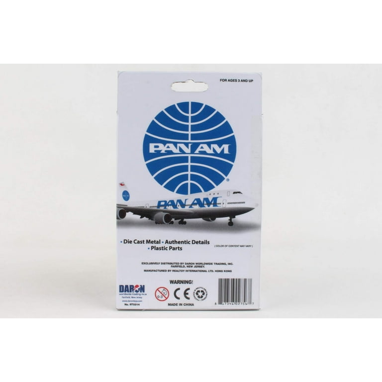 RT0314 Pan Am Single Plane - Daron Toys Die-Cast RT0314 Pan Am Single Plane - Daron Toys Die-Cast