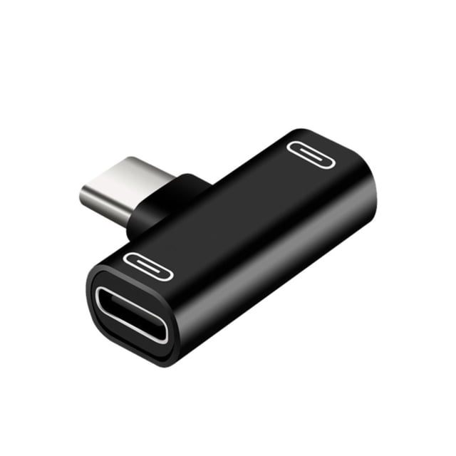 Divisor USB-C 2 en 1: adaptador de audio USB-C y carga PD; auriculares de audio tipo C para cargar y escuchar canciones