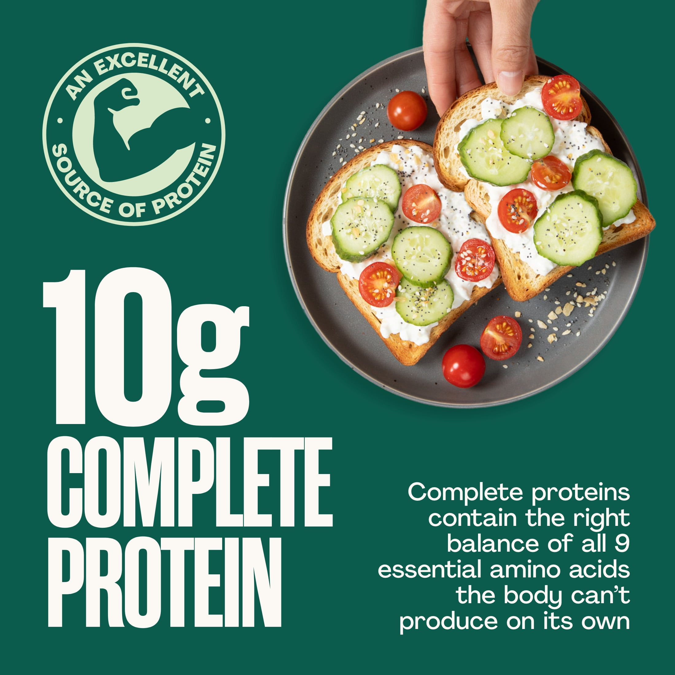 Sola High Protein Bread, 10g Complete Protein, Non-GMO, 20oz Loaf
