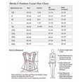 thumbnail image 2 of Womens Sexy Lace Brocade Corset Bustier Shapewear, 2 of 2