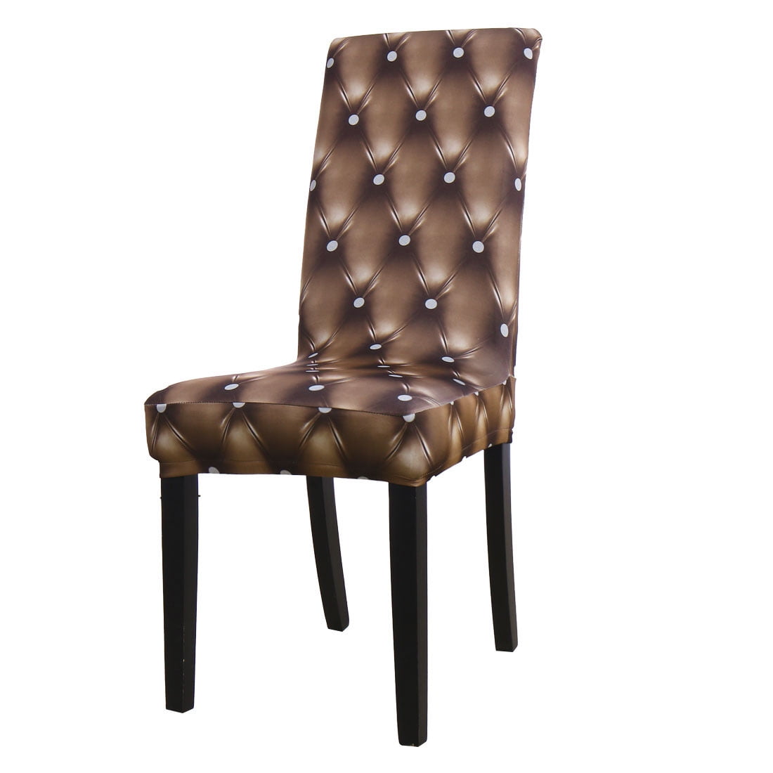 Piccocasa 1-Piece Stretch Spandex Stretch Chair Covers,(M Size,Coffee Color)