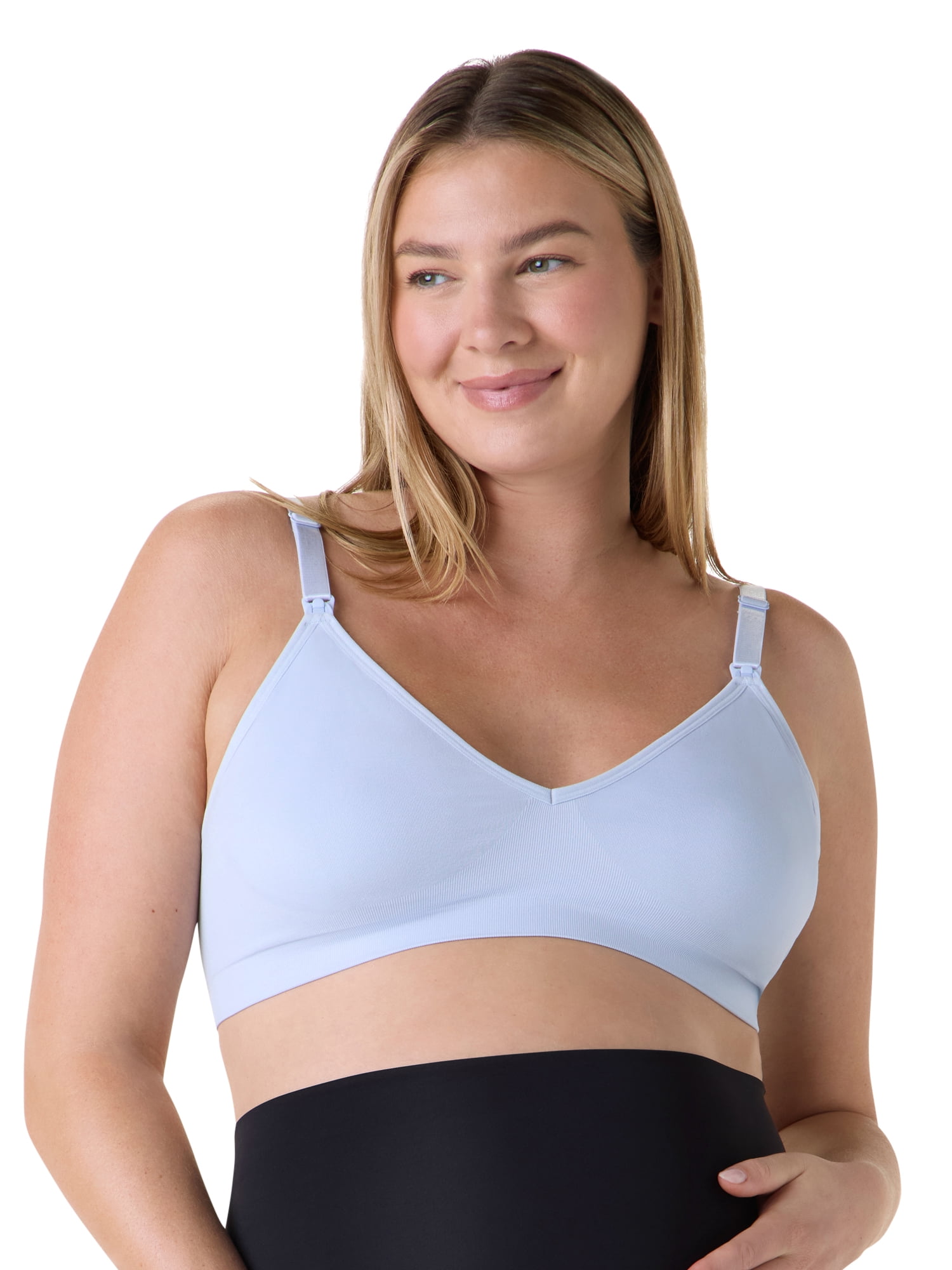 Ingrid & Isabel For Every Belly Women's Maternity & Nursing Seamless, 3-Pack Bra, SizesS-XXXL