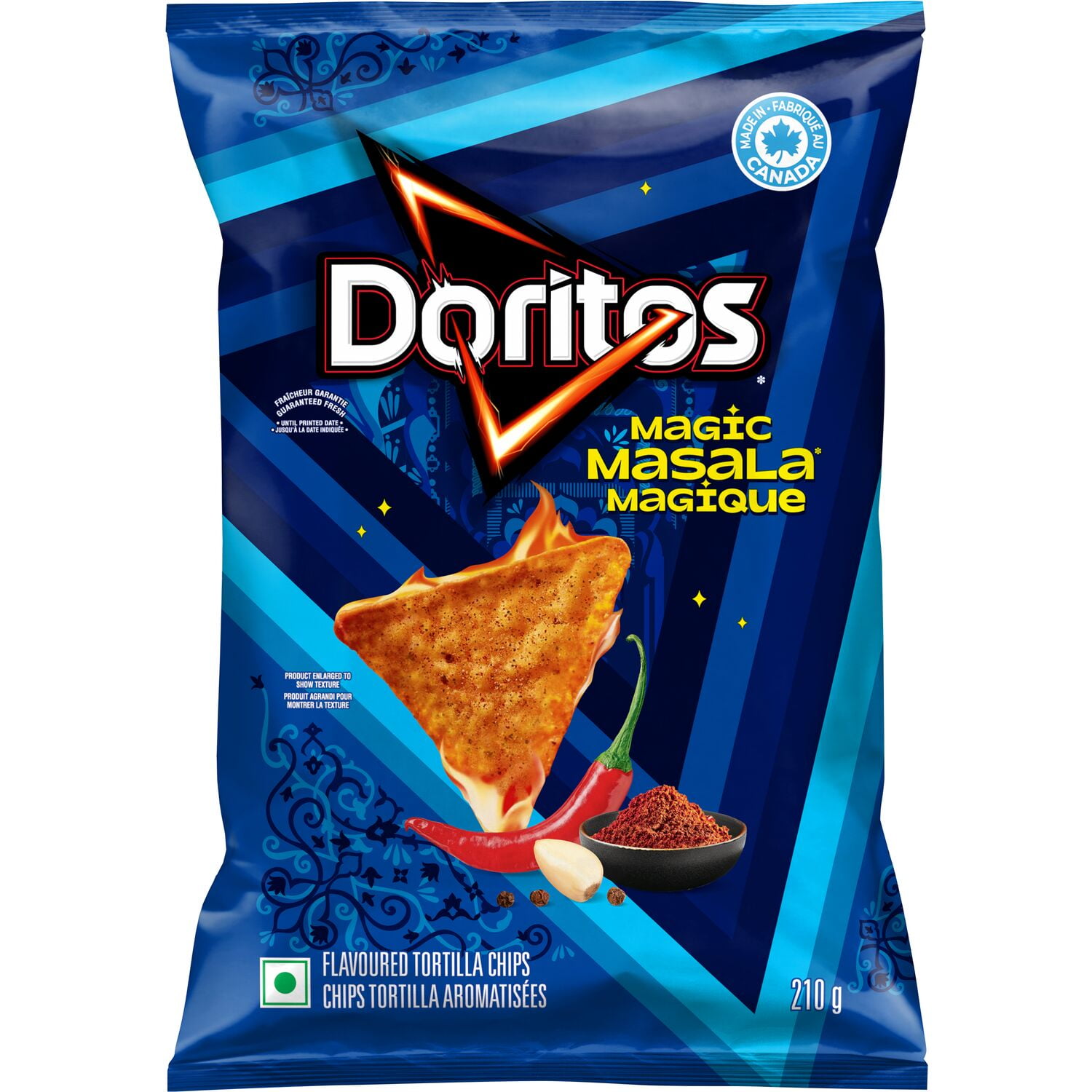Doritos Magic Masala flavoured Tortilla Chips, 210 g.