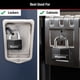 thumbnail image 2 of Candado con llave Master Lock 141Q de aluminio cubierto, paquete de 4, 2 of 7
