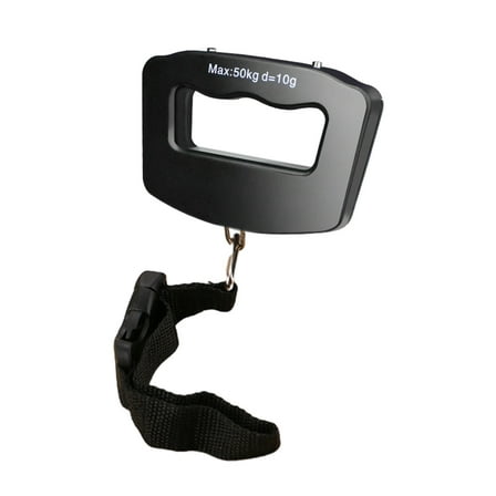 Portable Luggage Scale Handheld Suitcase Weight Scale with Steel Hook, 110lb/50kg Handheld Suitcase Scales for Travel