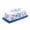 BLUE, variant on Bico Blue Garden Toile De Jouy Ceramic Butter Dish with Lid, Butter Keeper for Counter, Kitchen, Dishwasher Safe