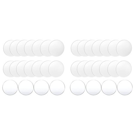 

36 Pcs Clear Acrylic Disc 4 Inch Circle Acrylic Sheet Thick Circle Acrylic Rounds Blanks Acrylic Panel for