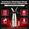 thumbnail image 2 of Dispensador de Crema Batida Chef Master 1L Acero Inoxidable, 2 of 7