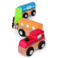 thumbnail image 1 of Set de tren de juguete Hape Qubes de madera magnético clásico 36m+ Hape Hape, 1 of 3
