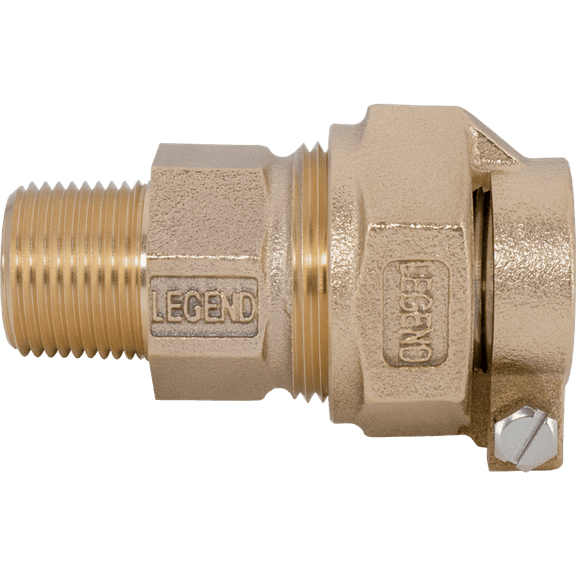 LEGEND VALVE AND FITTING INC 313-205NL 1"CTSxMIP Water Coupling