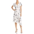 thumbnail image 1 of Joie Womens Bethwyn Wrap Dress, White, XX-Small, 1 of 1