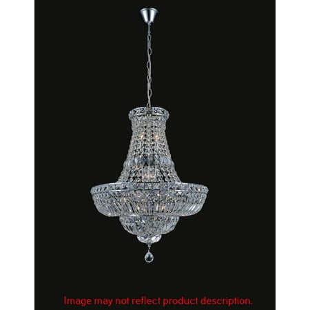 

13 Light Down Chandelier with Chrome finish