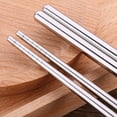 thumbnail image 5 of Ludlz Extra Long Japanese Hot Pot Chopsticks, Stainless Steel Cooking Frying Noodle Chopsticks Kitchen Stainless Steel Non-slip Fried Hot Pot Noodles 14inch Long Chopsticks, 5 of 8
