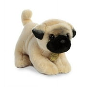 Aurora 26340 10 in. Adorable Miyoni Pug Pup Lifelike Detail Cherished Companionship Stuffed Animal Toy, Brown