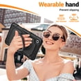 thumbnail image 3 of Case for Samsung Galaxy Tab A9 2023 8.7 inch, 360 Rotating Stand Handle Shoulder Strap Heavy Duty Shockproof Cover, Black, 3 of 7