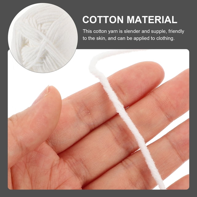 OHOIOLLA Hilo Para Tejer Y Crochet De Fino Flexible Y Resistente Ideal Para Manualidades