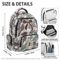 thumbnail image 7 of Yspwyqan School Backpack for Teens Girls, Blue Grey Jungle Camo Bow Large School Backpack 17 Inch 600D, Fits 15.6 Laptop Lightweight Bag for Back to School, 7 of 7