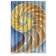 thumbnail image 1 of ABPHQTO Trippy Seashell Art Cortina de ducha Cortina de ducha impermeable 120x180 cm, 1 of 2