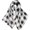 Black White Buffalo Plaid, variant on Holiday Packed Soft Lightweight Sheer Fall Winter Christmas Scarf for Women Girls