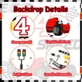 thumbnail image 4 of Need Four Speed Red and Black Racing Theme Birthday Party Decorations for Boys Kids Car Party Supplies Large Wall Banner Photography Background Photo Banner Decoration, 4 of 6