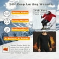 thumbnail image 5 of 2 Pack Thermal Shirts for Men Underwearshirts Thermal Tops for Men with Fleece Lined Long Johns Long Sleeve Winter, 5 of 7