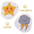 thumbnail image 2 of MasteelfCA 12Pcs Sight Words Flash Cards Weather Cognition Flash Cards Kids Early Educational Cards, 2 of 8
