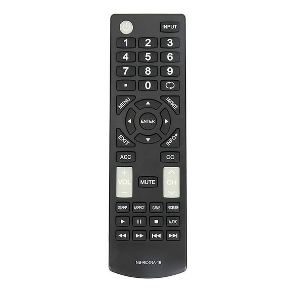 Insignia Télécomman (NS-RC4NA-18) pour Certains Téléviseurs Insignia - Noir GRADE A (Utilisé)