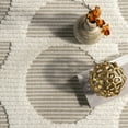 thumbnail image 3 of nuLOOM Lessie High/lLow Geometric Tassel Area Rug, 5' 3" x 7' 6", Ivory, 3 of 9