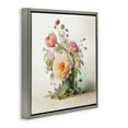 thumbnail image 3 of Stupell Industries Spring Floral Bouquet Botanical & Floral Painting Gray Floater Framed Canvas Art Print Wall Art, 25 x 25, 3 of 9