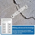 thumbnail image 4 of 3 Pcs Crack Monitoring Record, Acrylic Corner Tell-Tale Monitor,Tell-Tale Crack Monitoring Device,Measuring Instrument, 4 of 7