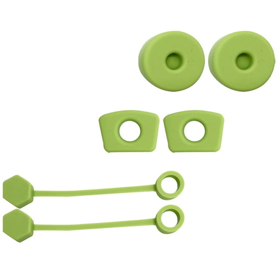 Homoyoyo 2-Pack Silicone Straw Stoppers for Daily Use, Reusable Drink Straw Caps to and Spills