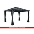 thumbnail image 2 of Sojag Ventura 10 x 14 x 9 ft Dark Grey Gazebo, 2 of 6
