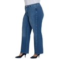 thumbnail image 3 of NYDJ womens  Plus Teresa Romantic Indigo Wide Leg Jean, 16W, Blue, 3 of 4