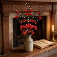thumbnail image 2 of Rijanmt Artificial Plum Flower Wintersweet Blossom Decor,Plum Fake Peach Branches,For Chinese Style Home Vase Arrangements,Table Centerpieces For Wedding Office Bedroom Party Decor,21.25" H,, 2 of 9