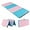 Blue/Pink, variant on NALYL 4'x8' Gymnastics Mat, 2" Thick Folding Tumbling Mat with Carrying Handles, Foldable Gym Mat with Hook and Loop Fastener, Cheer Mats for Kids Adults Home Exercise Aerobics Fitness, Blue/Pink