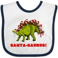 thumbnail image 3 of Inktastic Santa-Saurus Christmas Dinosaur Boys or Girls Baby Bib, 3 of 4