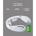 thumbnail image 4 of Electric Neck Massager with Heating Function, Rechargeable and Flexible , 4 Modes 15 Levels Cordless Deep Tissue Trigger Point Massager, 4 of 6