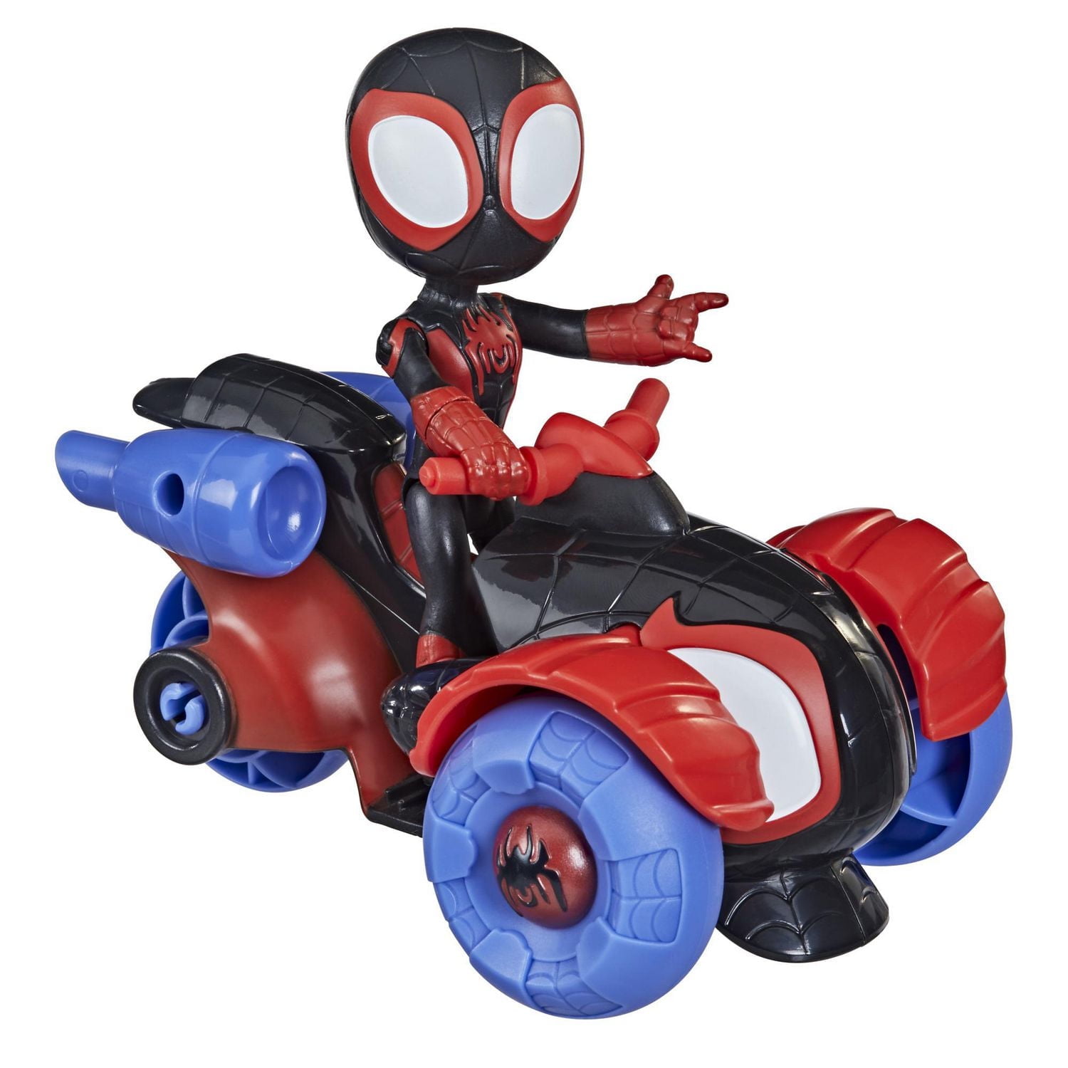 Figurine Spidey Avec Moto Marvel - Jouet Enfant 3 Ans - Inspiré De Spidey Et Ses Amis Extraordinaires