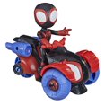 thumbnail image 1 of Marvel Spidey and His Amazing Friends Miles Morales Action Figure And Techno-Racer Vehicle, For Kids Ages 3 And Up, 1 of 6
