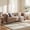 Light Brown, variant on Christopher Knight Home 80" Modern Upholstered Sofa, 3 Seats Tuxedo Arms with Wood Leg, Linen