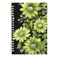 thumbnail image 7 of FORMRS 1-Subject Spiral Notebook 8" x 5" College Ruled 60 Refillable Sheet A5 Hard Cover, 2 Pack, Green Flowers, 7 of 7